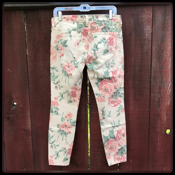 Current/Elliott Haystack floral skinny jeans - Picture 5 of 7